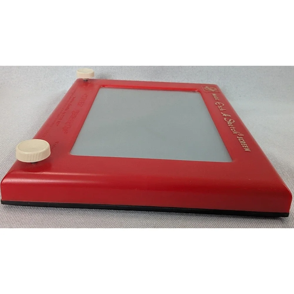 Ohio Art Etch A Sketch Kids Unisex OS Red Good Vintage Mechanical Drawing Toy